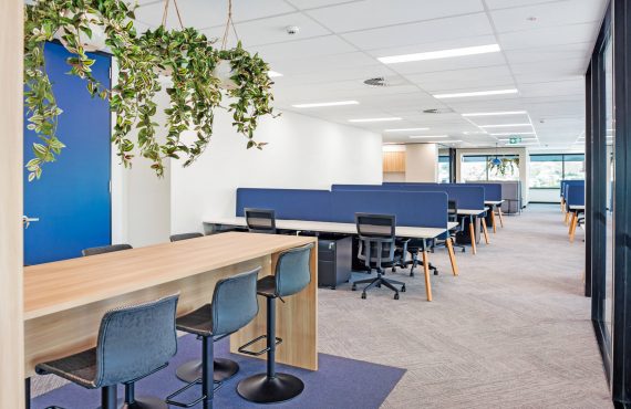 commercial design fitout brisbane 301 coronation drive level 6 tenancy a completed by Raw Commercial Projects